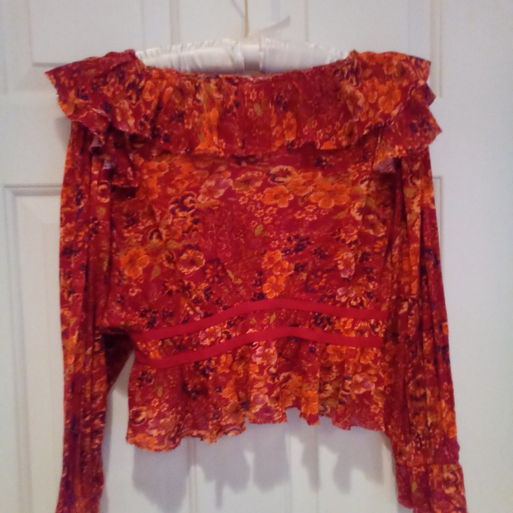 FREE PEOPLE Rudi ruffled crop - Picture 6 of 10